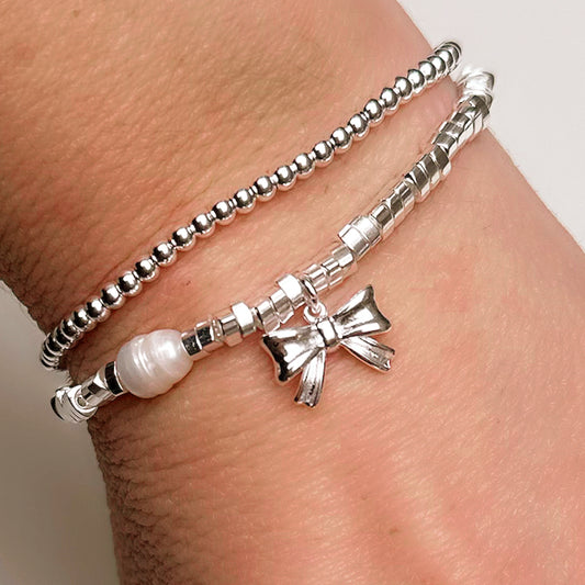 Bonnie Bow & Pearl Bracelet