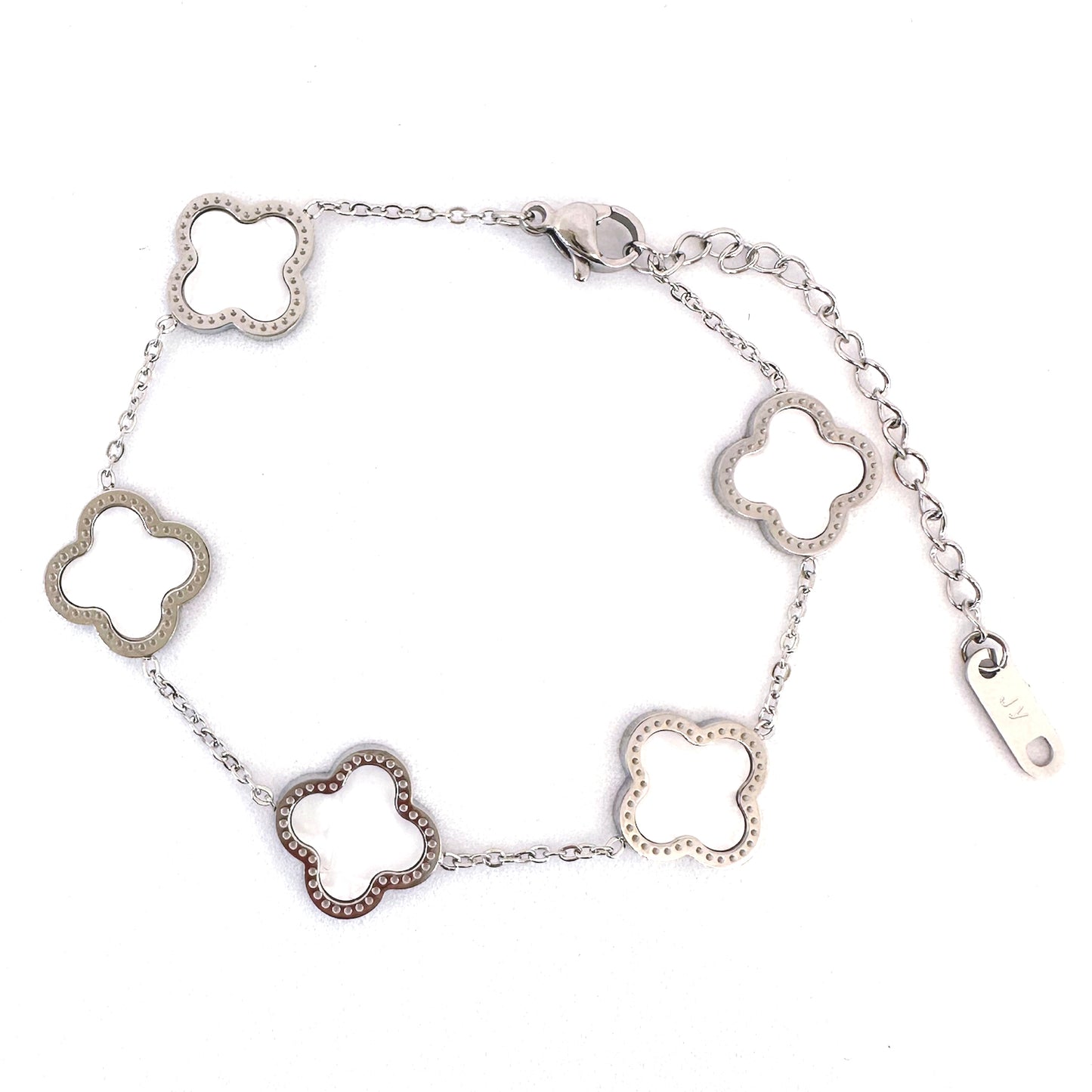 Iconic White Clover Bracelet
