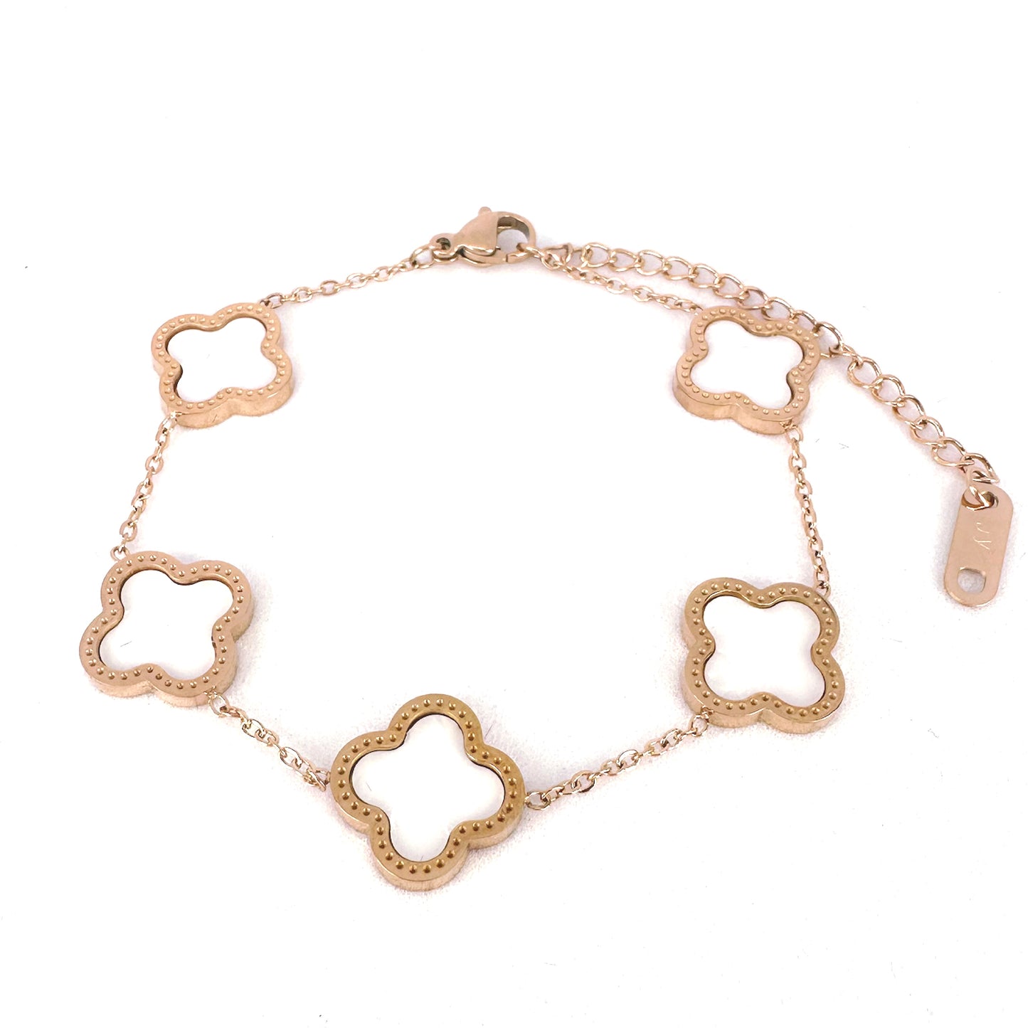 Iconic White Clover Bracelet