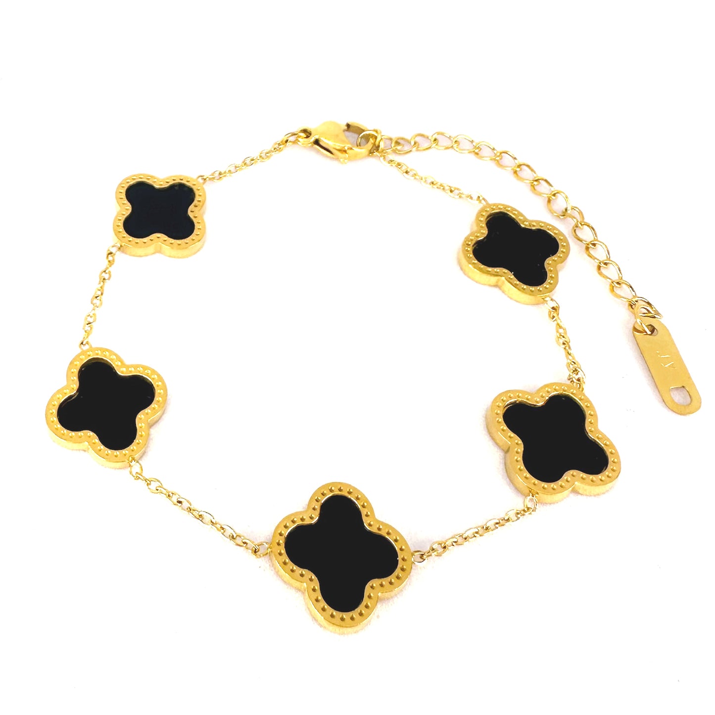 Iconic Black Clover Bracelet