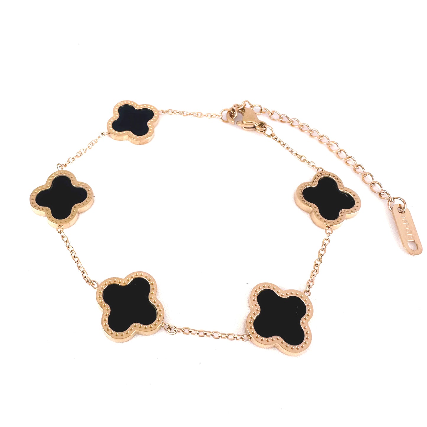Iconic Black Clover Bracelet