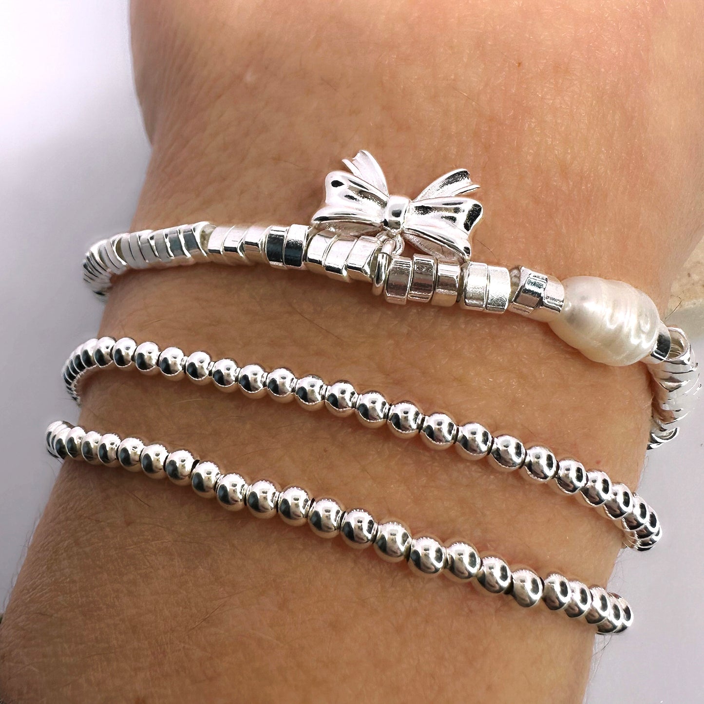 Bonnie Bow & Pearl Bracelet