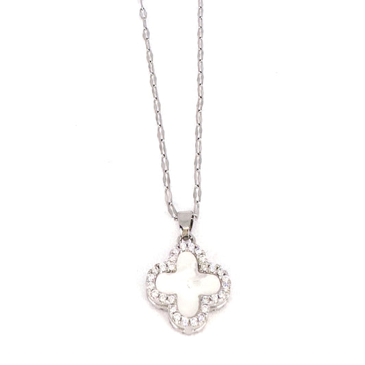 Sparkly Clover Necklace