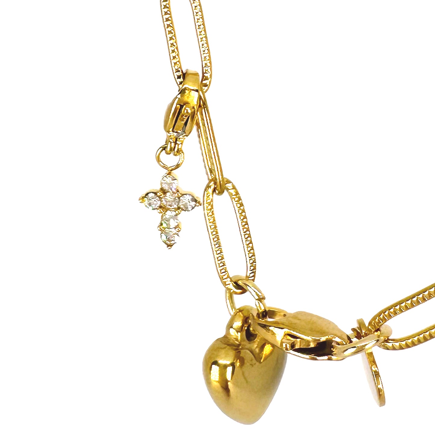 CZ Cross Pendant Charm