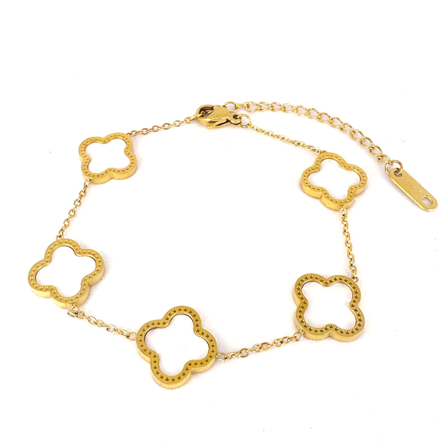 Iconic White Clover Bracelet