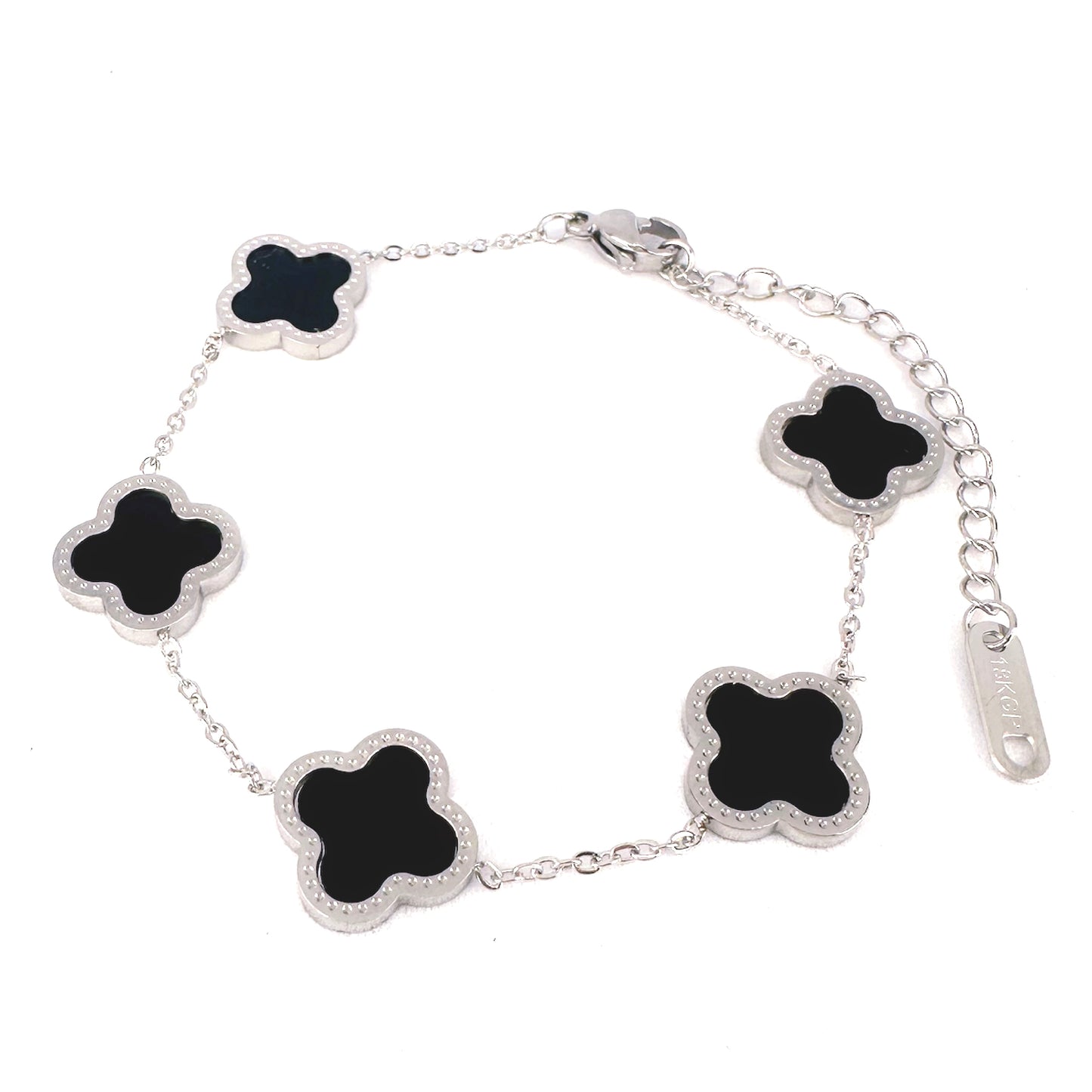 Iconic Black Clover Bracelet