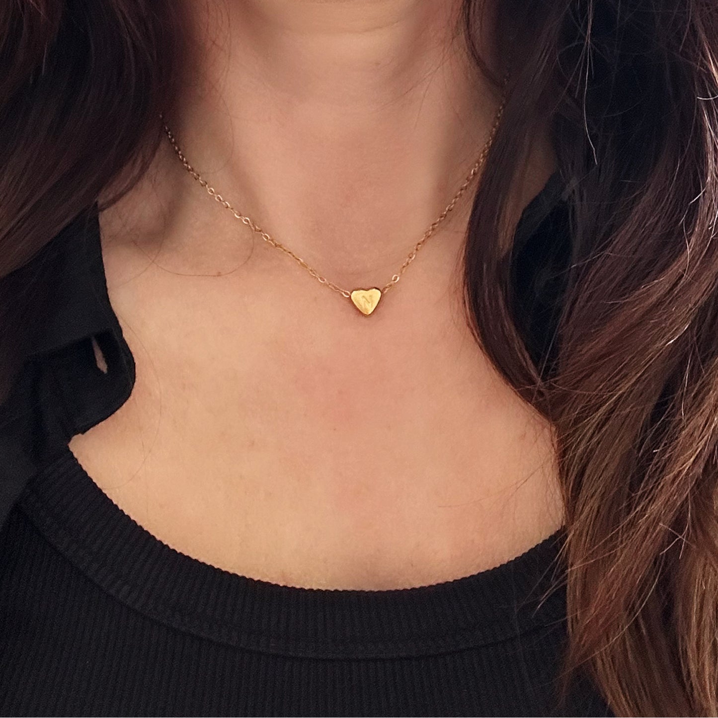 Initial Heart Necklace
