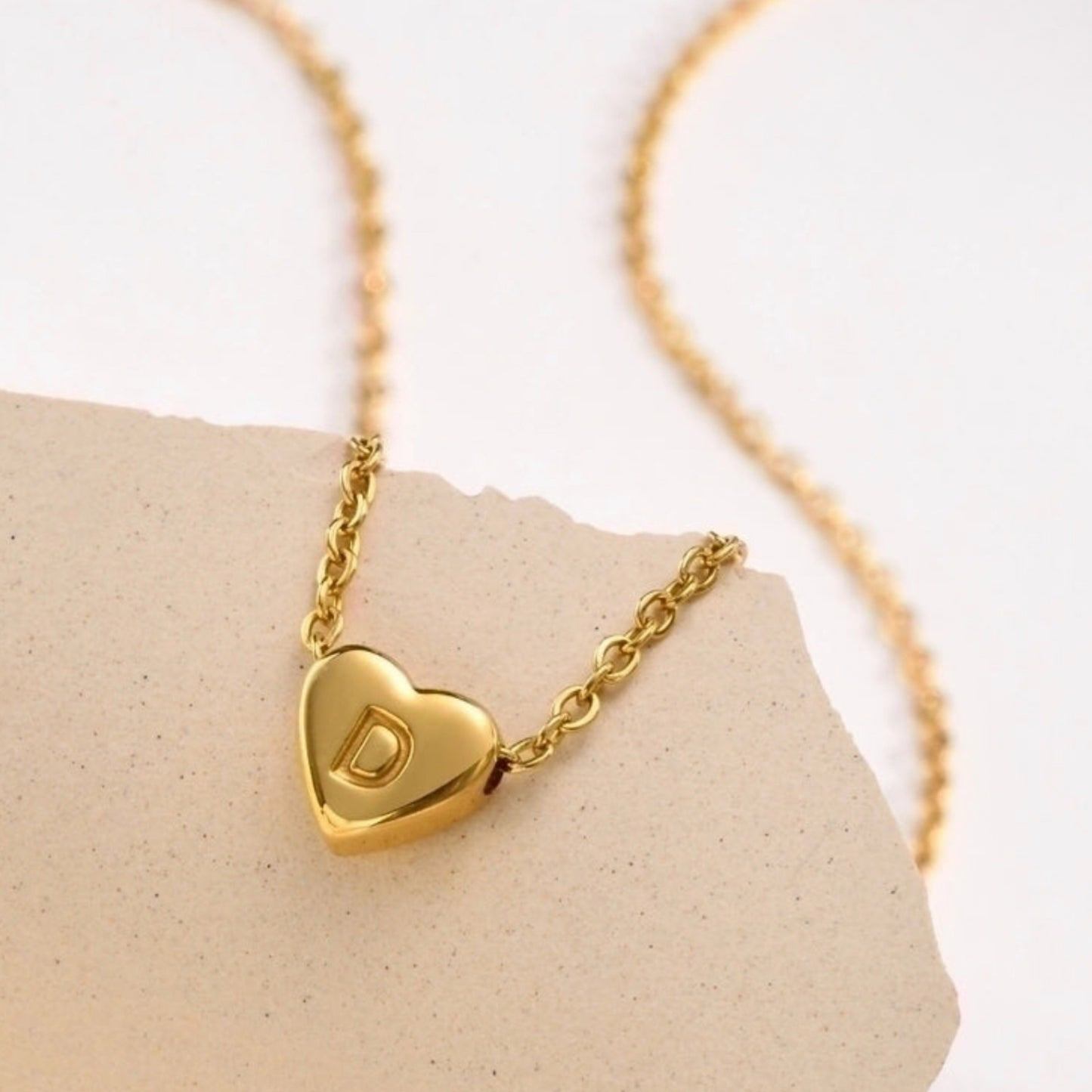 Initial Heart Necklace