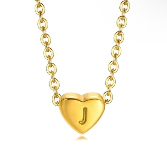 Initial Heart Necklace