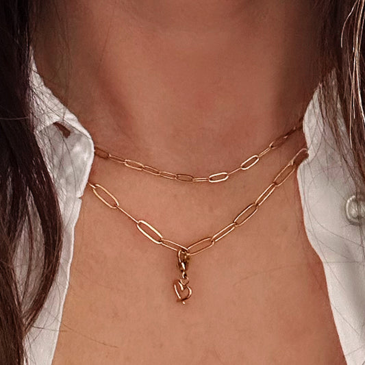 Callie Paperclip Necklace