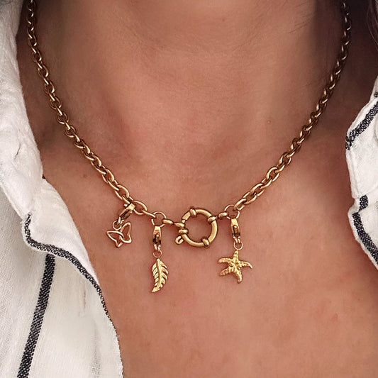 Feather Pendant Charm