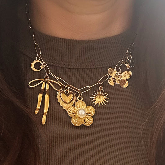 Flora Charm Necklace