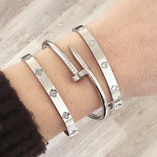 Clover Bangle Stack