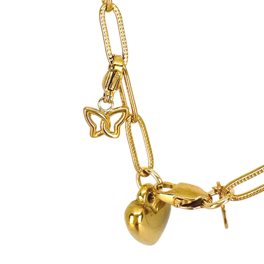 Hollow Butterfly Pendant Charm
