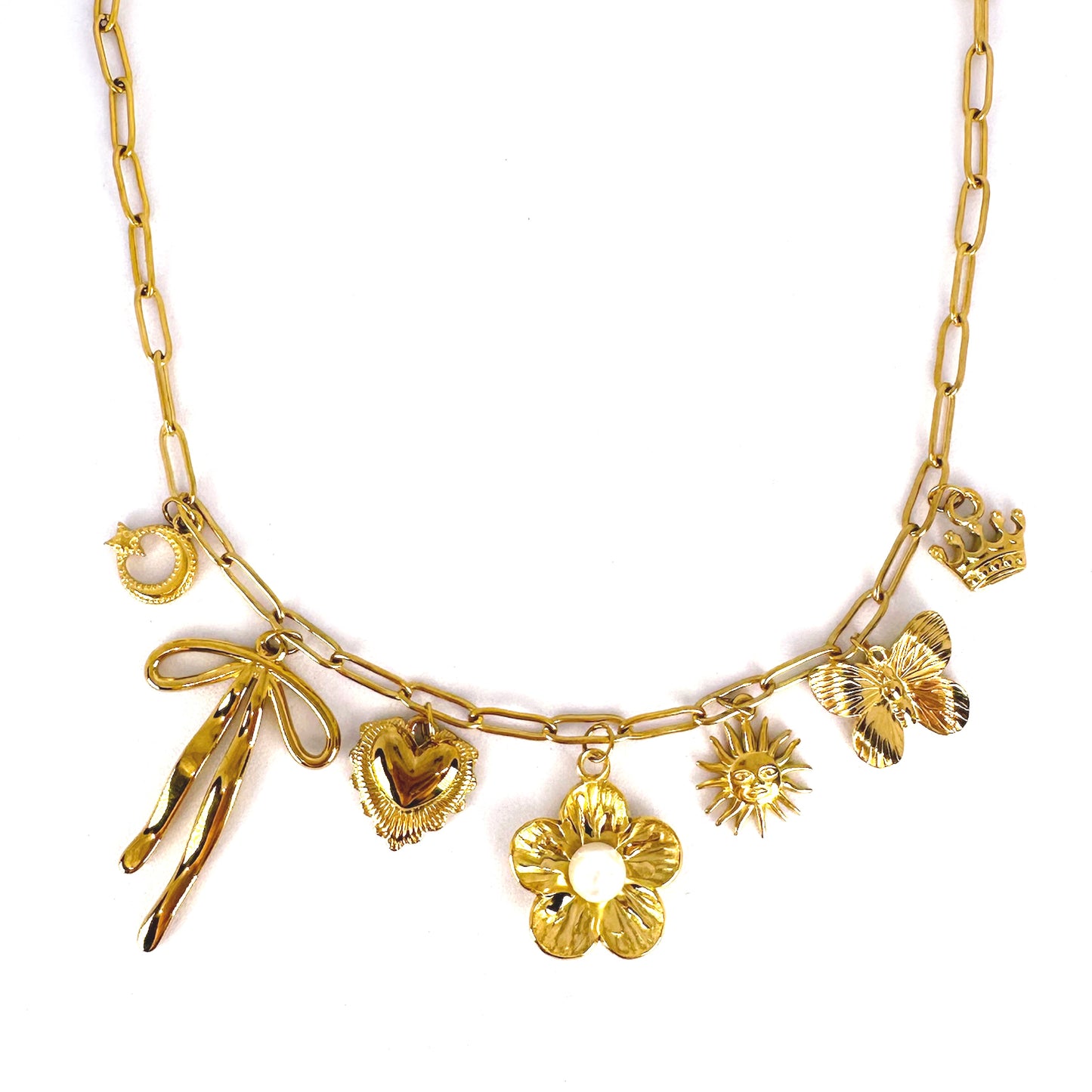 Flora Charm Necklace
