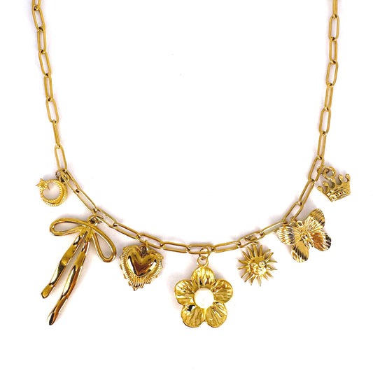 Flora Charm Necklace