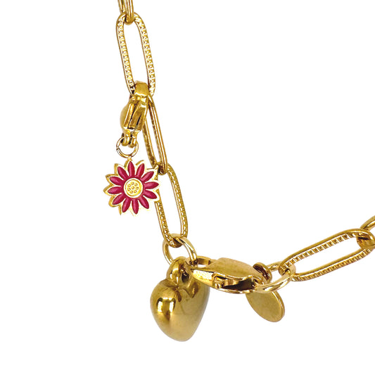 Flower Pendant Charm