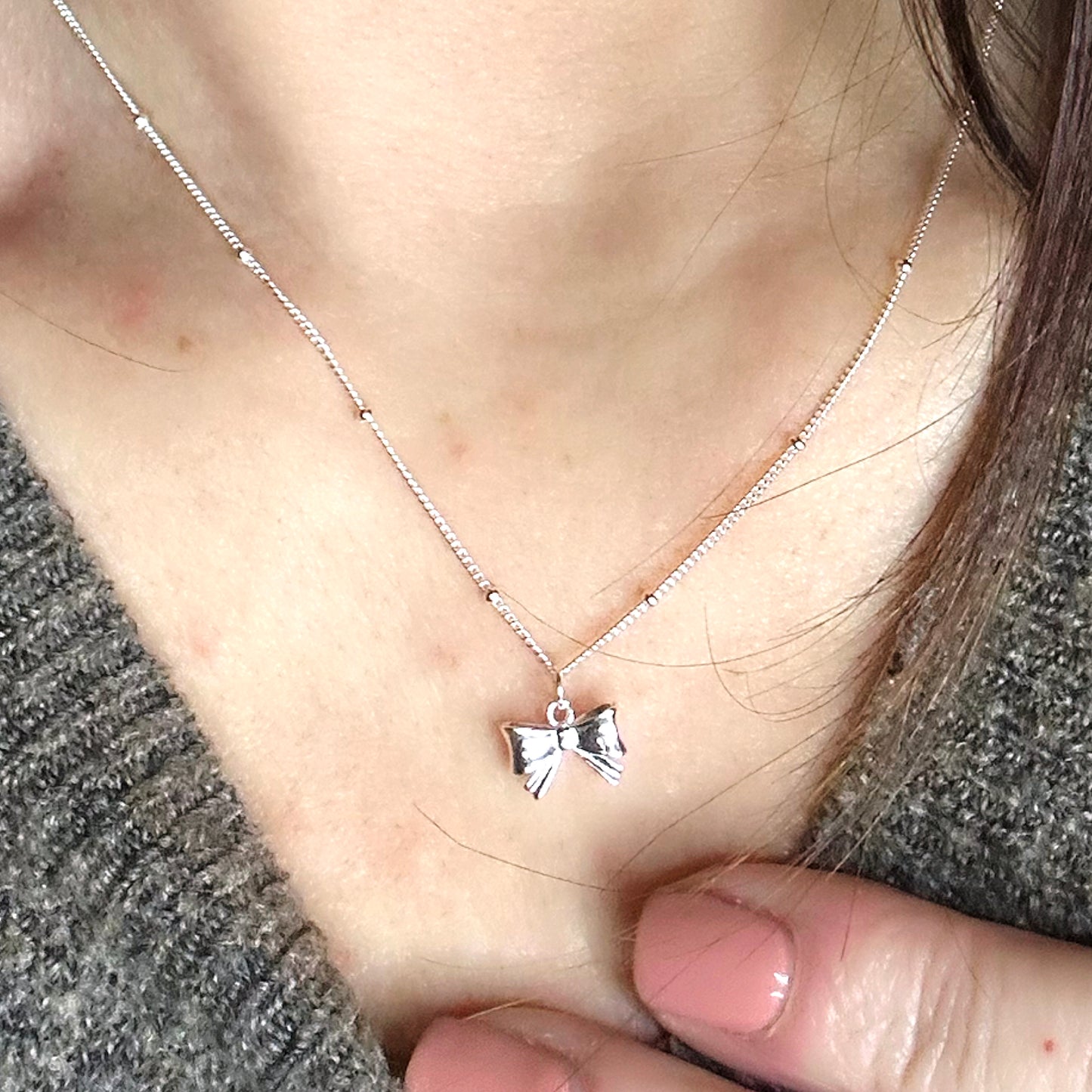 Esme Bow Necklace