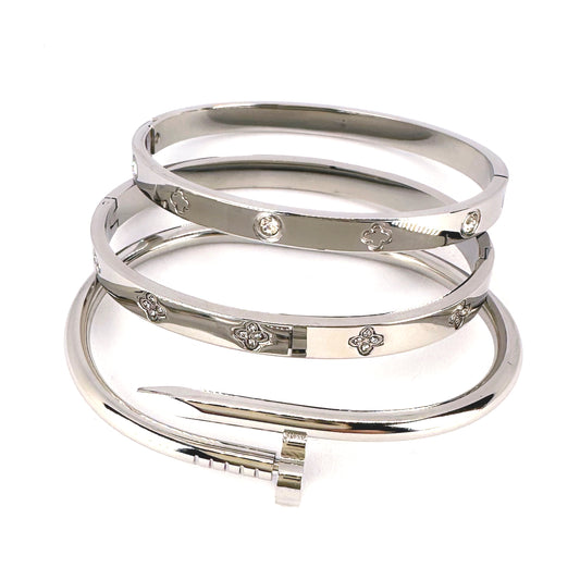 Clover Bangle Stack
