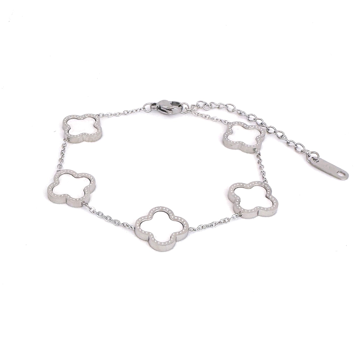 Iconic White Clover Bracelet