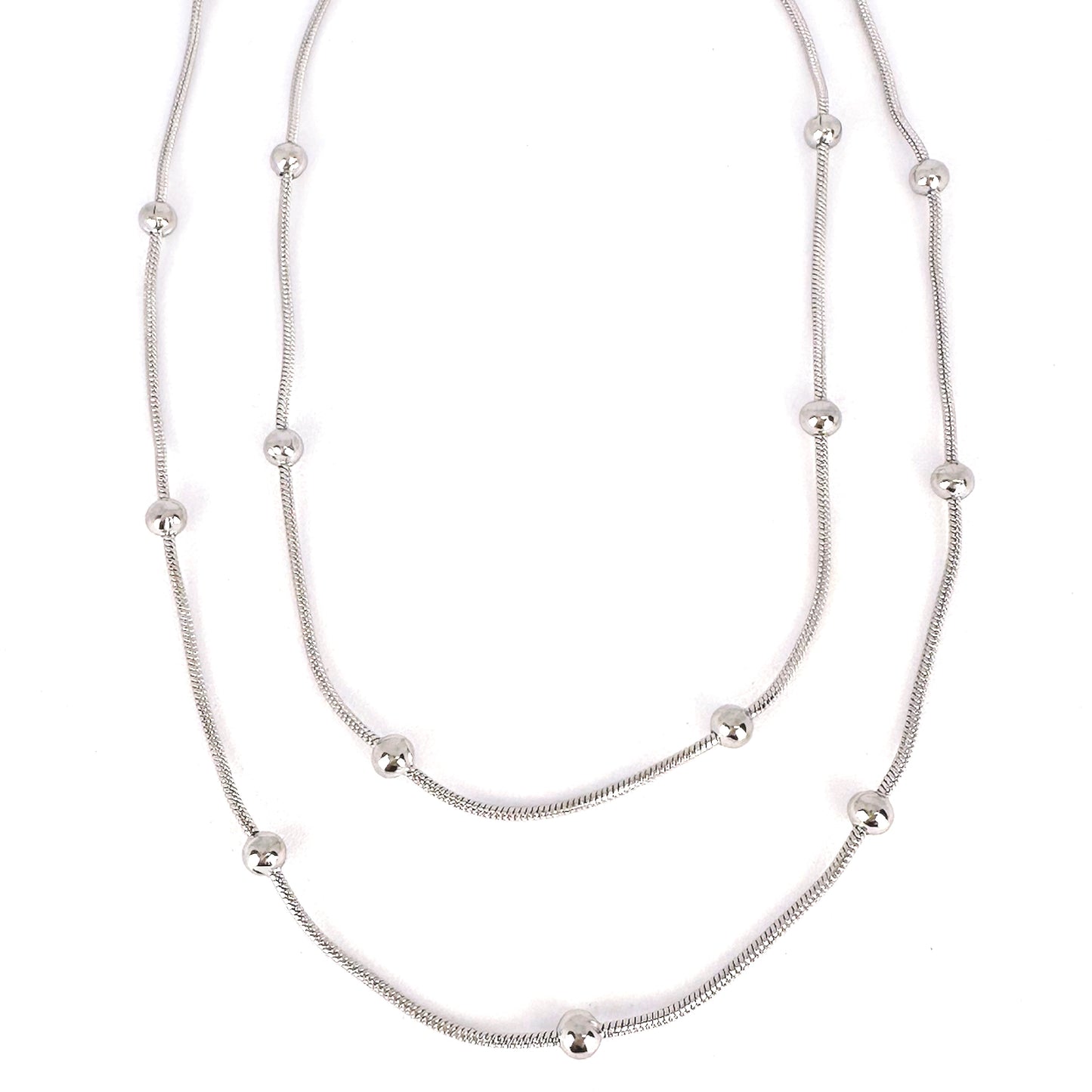 Chloe Double Beaded Necklace